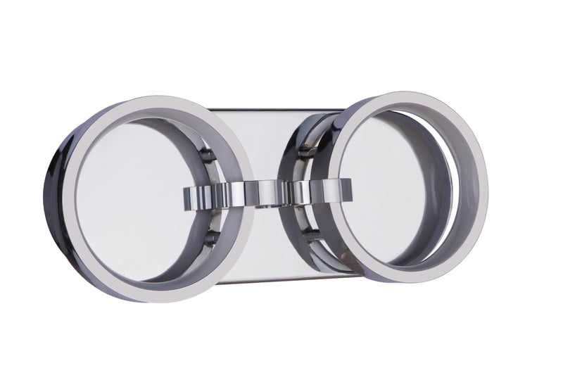 Craftmade 59302-CH-LED Context 2 Light LED Vanity -Chrome - ALCOVE LIGHTING