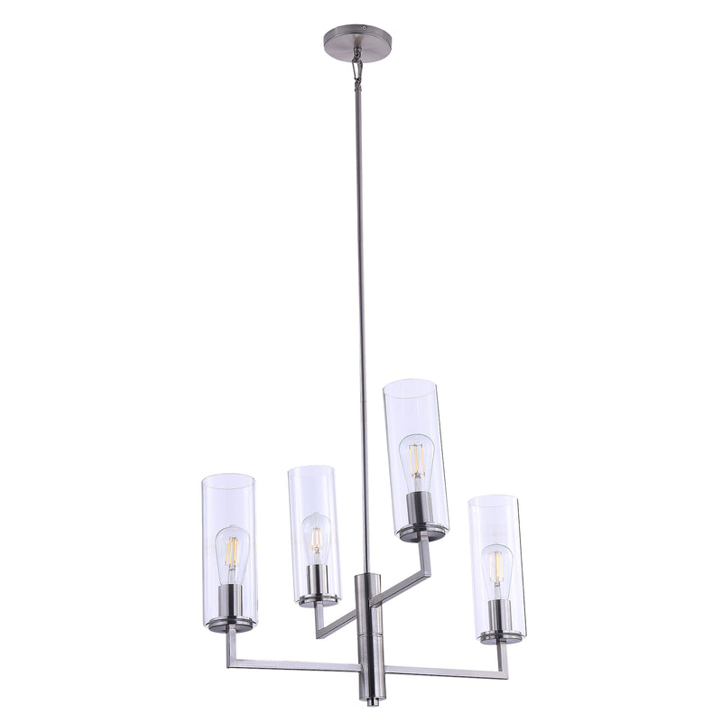 Minka Lavery Acacia 4 Light Chandelier-Brushed Nickel