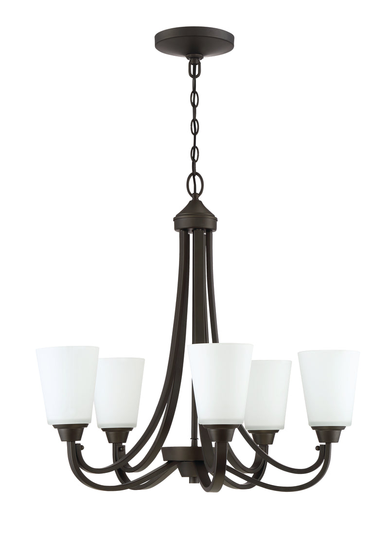 Craftmade 41925-ESP Grace 5 Light Chandelier -Espresso