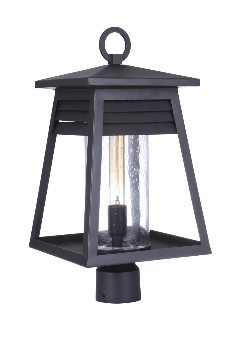 Craftmade ZA2725-TB Becca 1 Light Large Outdoor Post Mount -Texture Black - ALCOVE LIGHTING