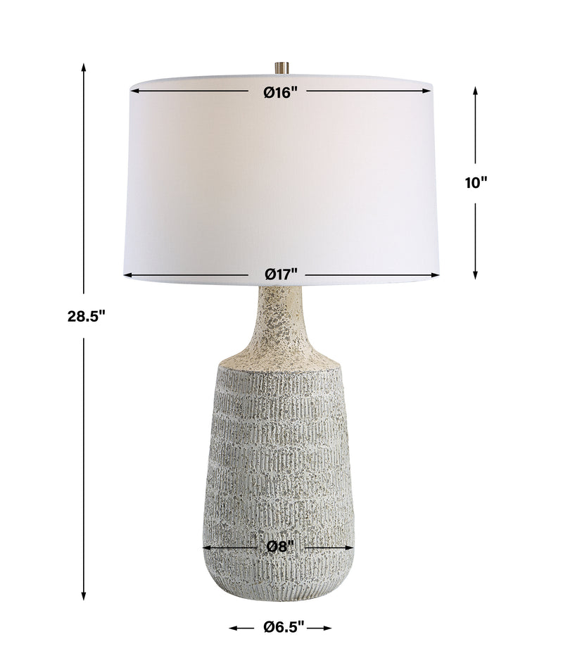 Uttermost Scouts White Table Lamp - ALCOVE LIGHTING