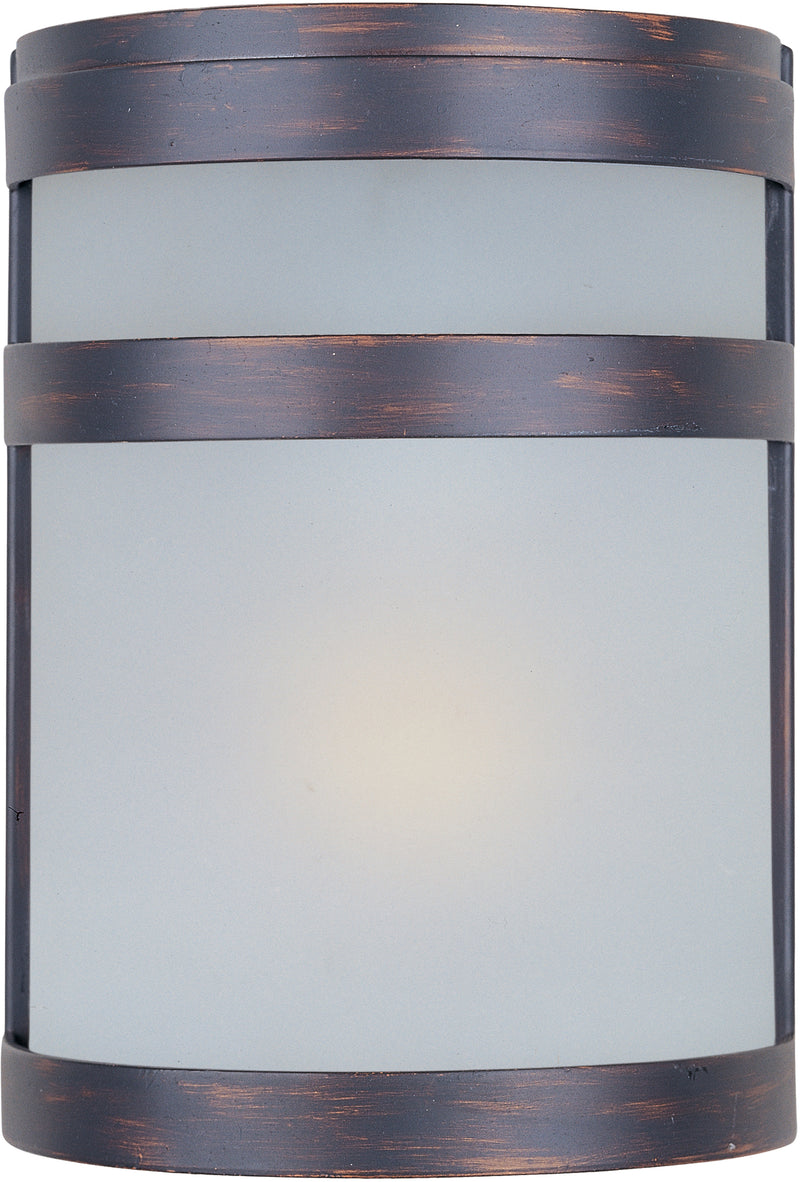 Maxim 5000FTOI Arc 1 Light Outdoor Wall Sconce | Oil Rubbed Bronze