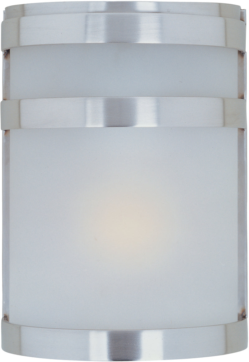 Maxim 5000FTSST Arc 1 Light Outdoor Wall Sconce | Stainless Steel