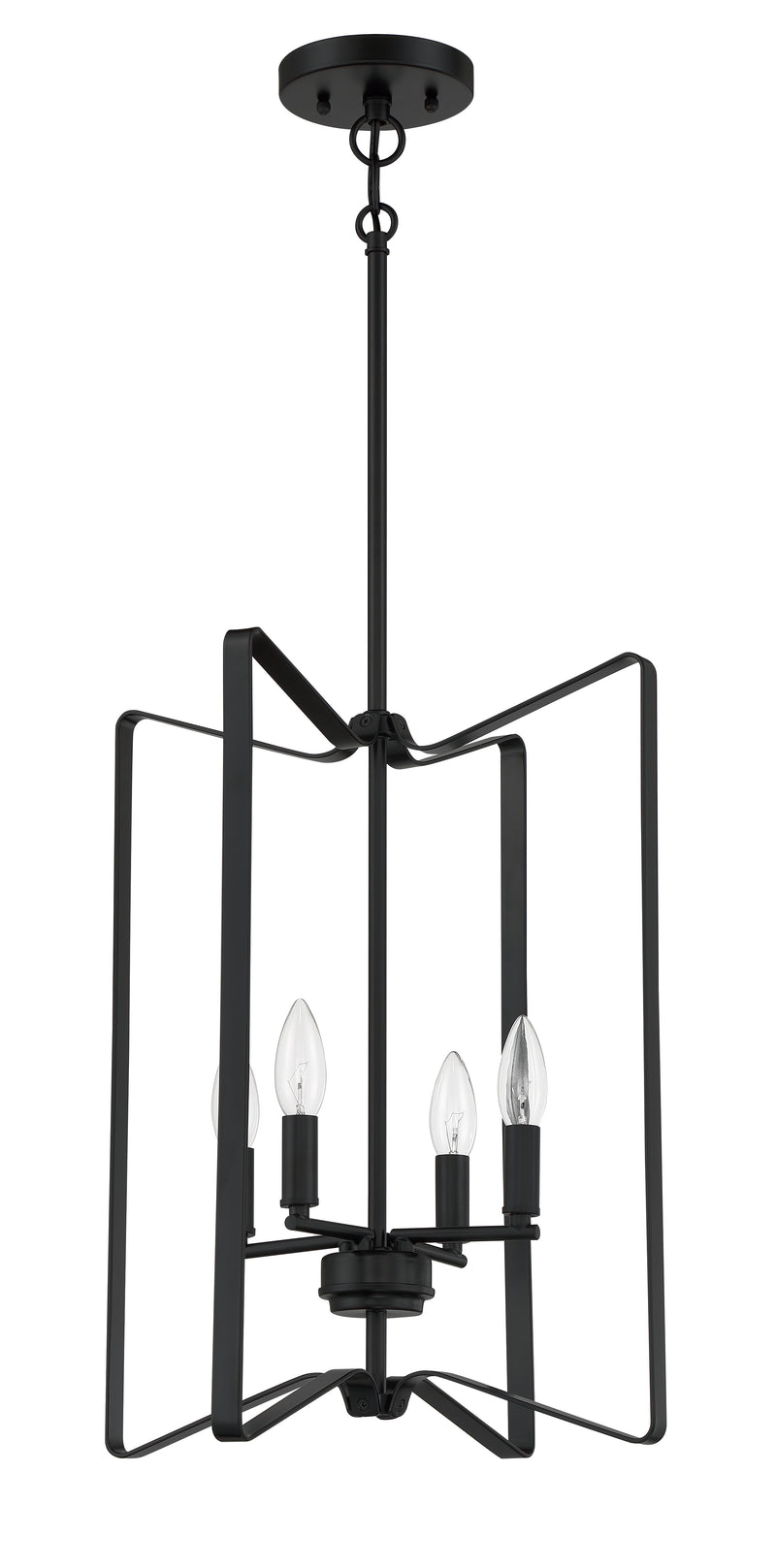 Craftmade 56134-FB Shayna 4 Light Foyer -Flat Black