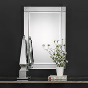 Miralo Mirror | Modern Rectangle Frameless Bathroom Vanity Mirror Mounted Vertical or Horizontal (24 in. W x 36 in. H x 1 in. D)