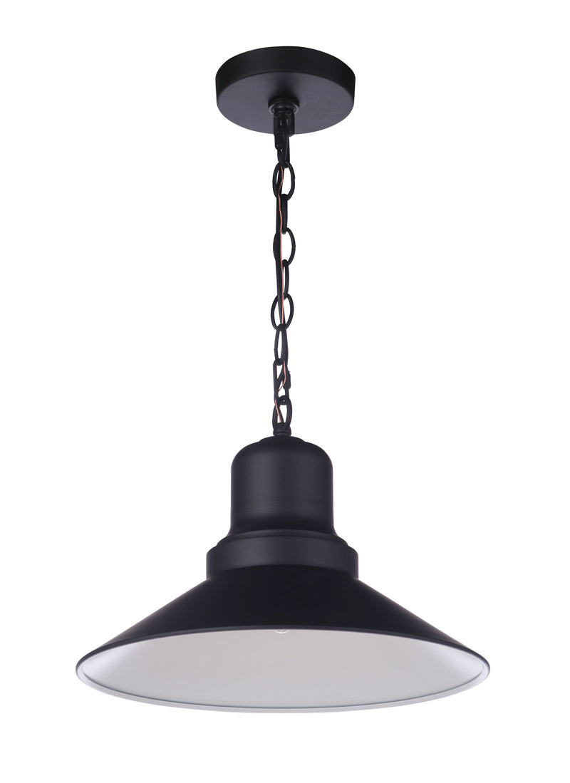 Craftmade ZA5411-MN Singleton 1 Light 14" Outdoor Pendant -Midnight