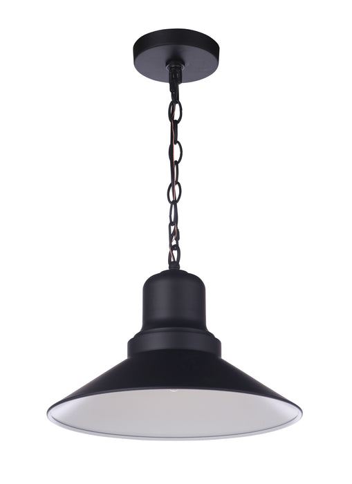 Craftmade ZA5411-MN Singleton 1 Light 14" Outdoor Pendant -Midnight