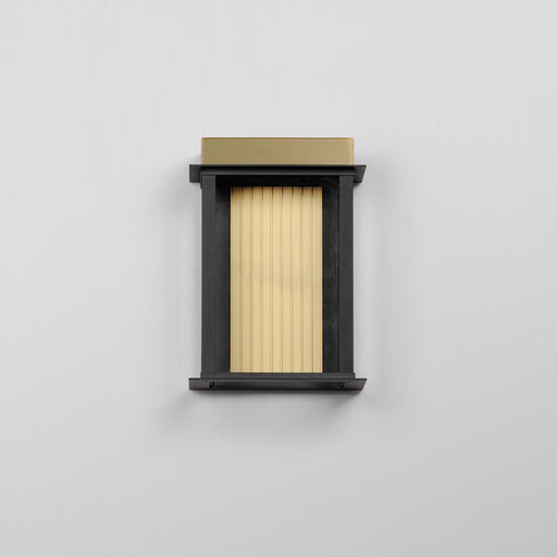 Maxim 50752BKGLD Rincon Small LED Outdoor Sconce | Black / Gold