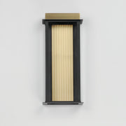 Maxim 50754BKGLD Rincon Large LED Outdoor Sconce | Black / Gold