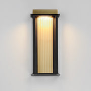 Maxim 50754BKGLD Rincon Large LED Outdoor Sconce | Black / Gold