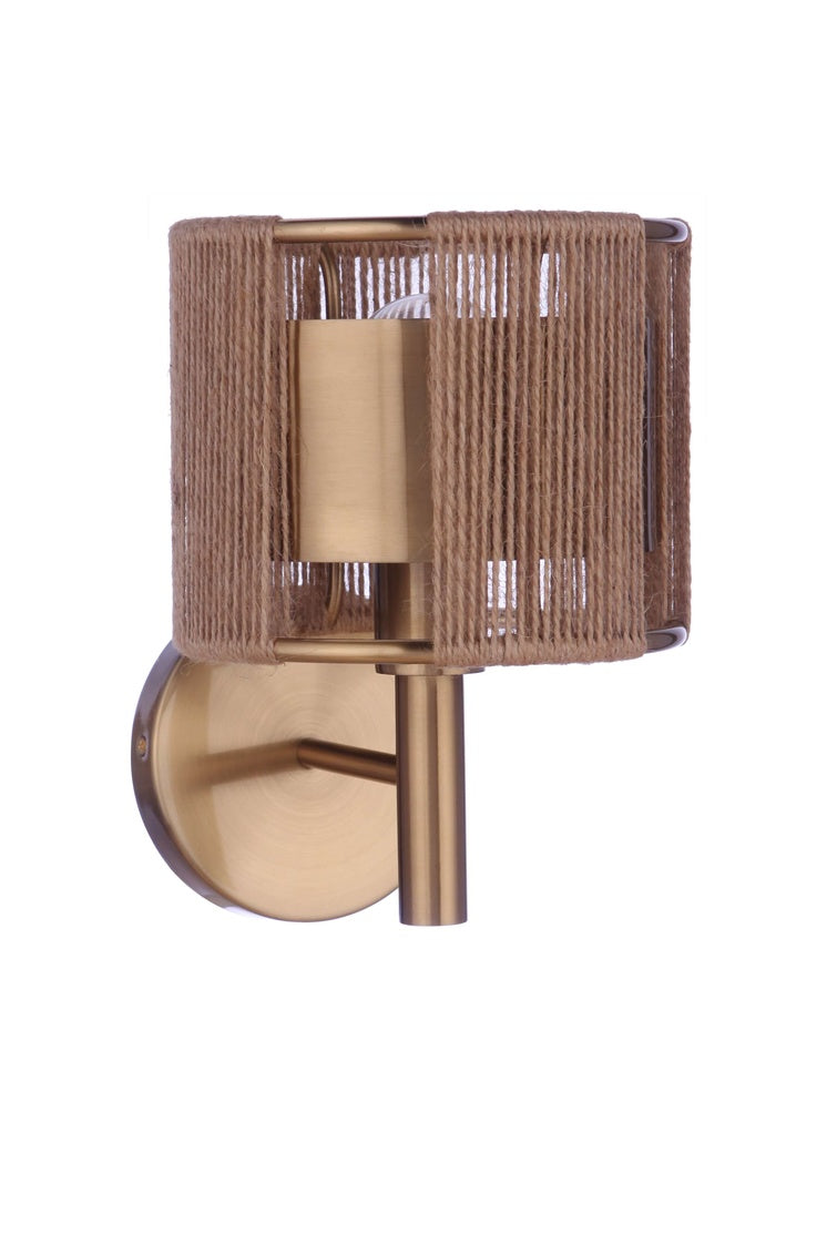 Craftmade 59061-SB Kensey 1 Light Wall Light Sconce -Satin Brass