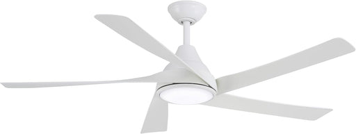 Minka Aire F765L-WHF Transonic 56" Flat White LED Ceiling Fan