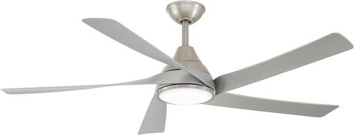 Minka Aire F765L-BN/SL Transonic 56" Brushed Nickel LED Ceiling Fan