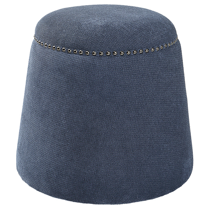 Uttermost Gumdrop Denim Ottoman