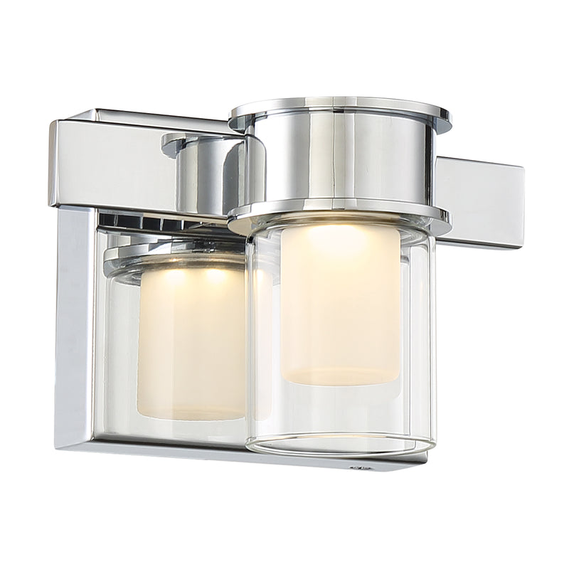 George Kovacs P5411-077-L Herald Square 1 Light LED Bath Light Chrome -Chrome