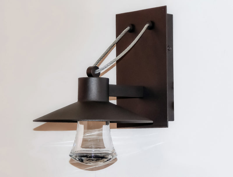 Maxim 54360CLABZ Civic Small LED Outdoor Wall Sconce | Architectural Bronze