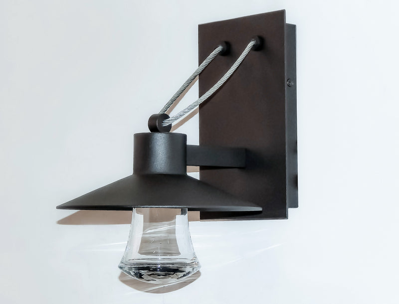 Maxim 54362CLABZ Civic Medium LED Outdoor Wall Sconce | Architectural Bronze