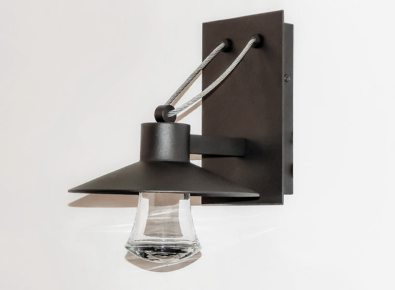 Maxim 54364CLABZ Civic Large LED Outdoor Wall Sconce | Architectural Bronze