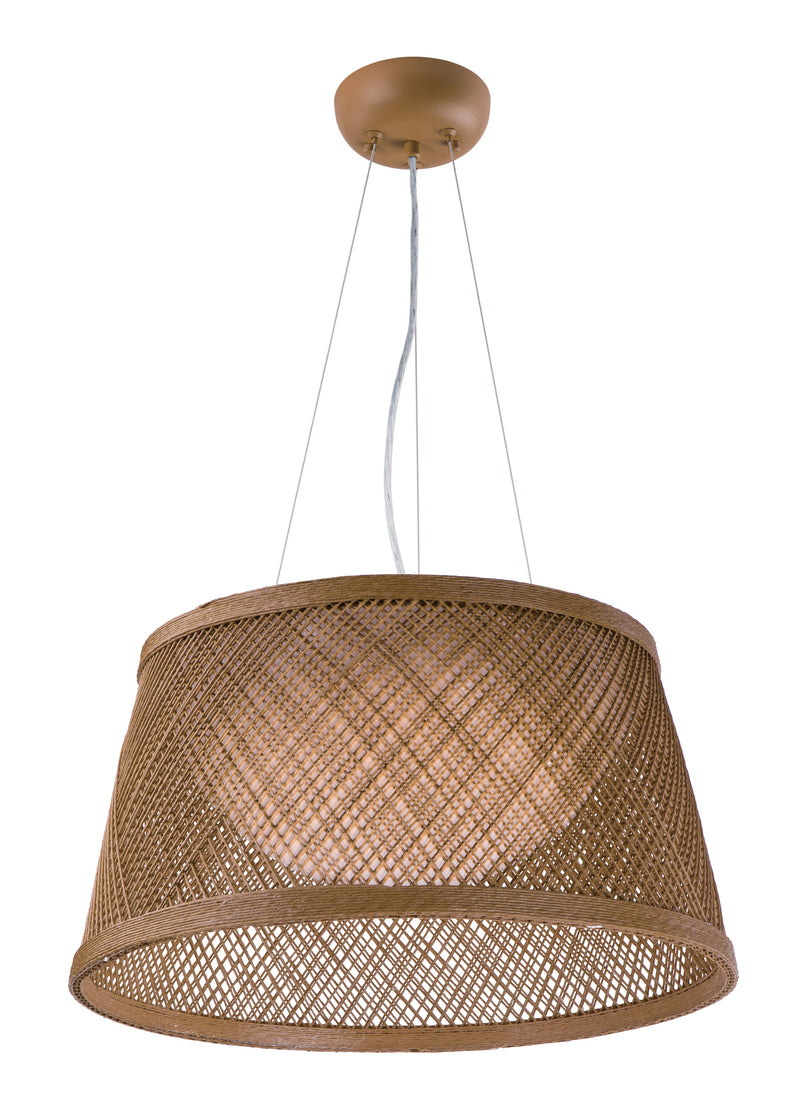 Maxim 54374NA Bahama 1 Light LED Pendant | Natural