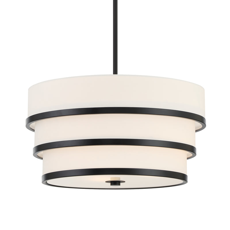 Minka Lavery Cascade 3 Light Pendant-Coal
