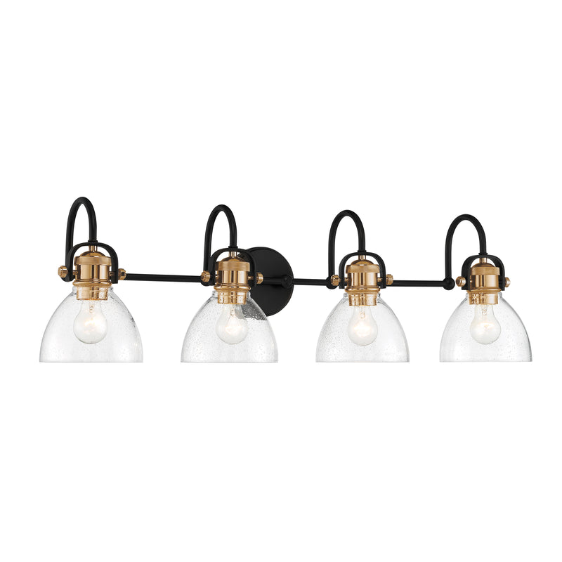 Minka Lavery Monico 4 Light Bathroom Vanity Light-Bronze