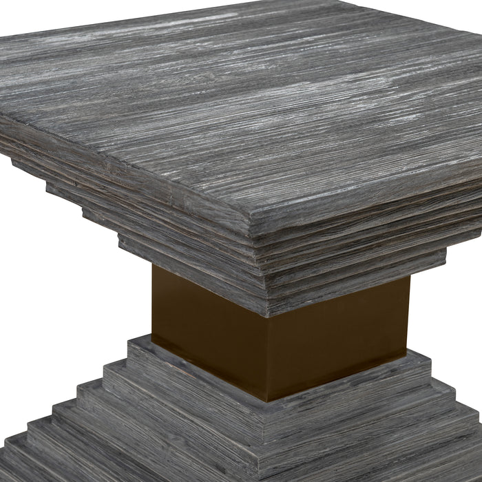 Uttermost Andes Wooden Geometric Accent Table