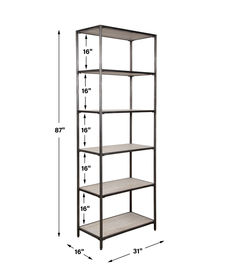 Uttermost Baldwin Industrial Etagere - ALCOVE LIGHTING