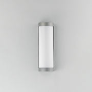 Maxim 55512WTAL Halfpipe 15" LED Outdoor Sconce 5CCT | Brushed Aluminum