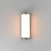Maxim 55512WTAL Halfpipe 15" LED Outdoor Sconce 5CCT | Brushed Aluminum