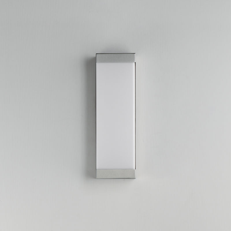 Maxim 55522WTAL Tunnel 15" LED Outdoor Sconce | Brushed Aluminum