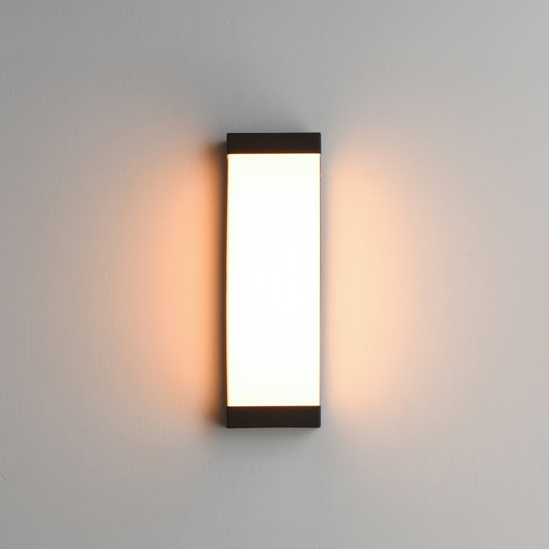 Maxim 55522WTBK Tunnel 15" LED Outdoor Sconce | Black