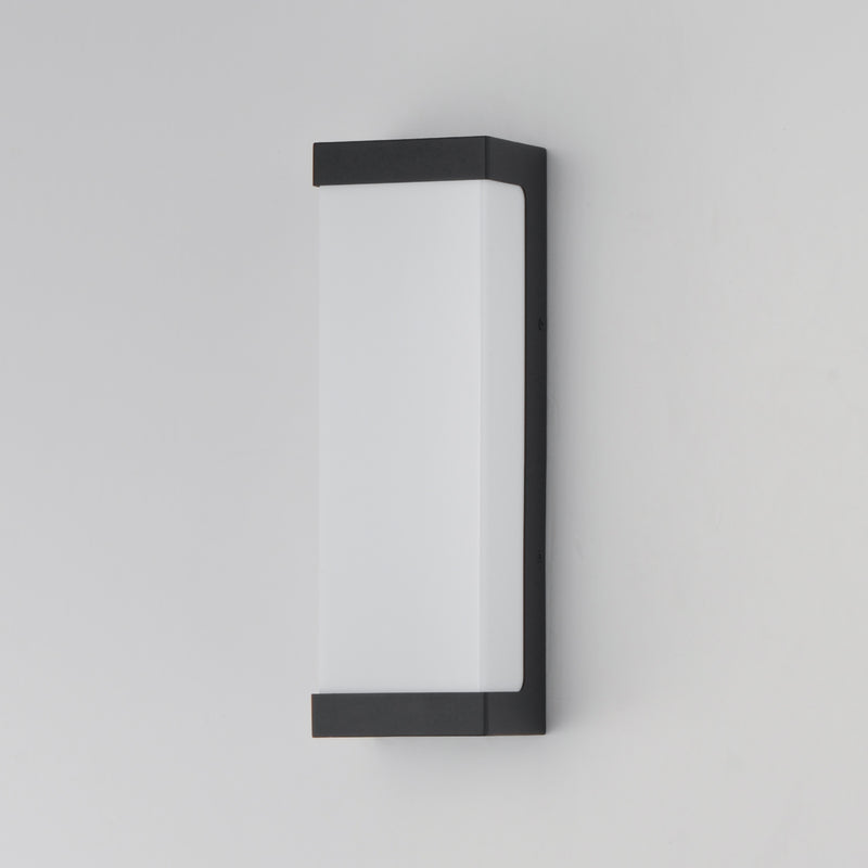 Maxim 55522WTBK Tunnel 15" LED Outdoor Sconce | Black