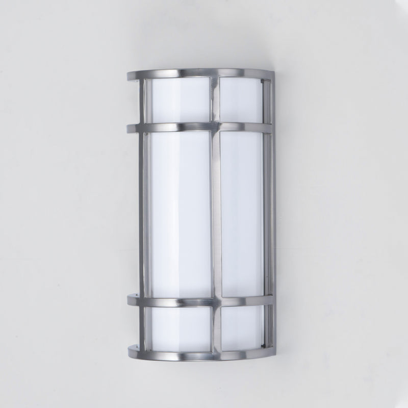 Maxim 55571WTSN Moon Ray 12" LED Outdoor Wall Sconce | Satin Nickel