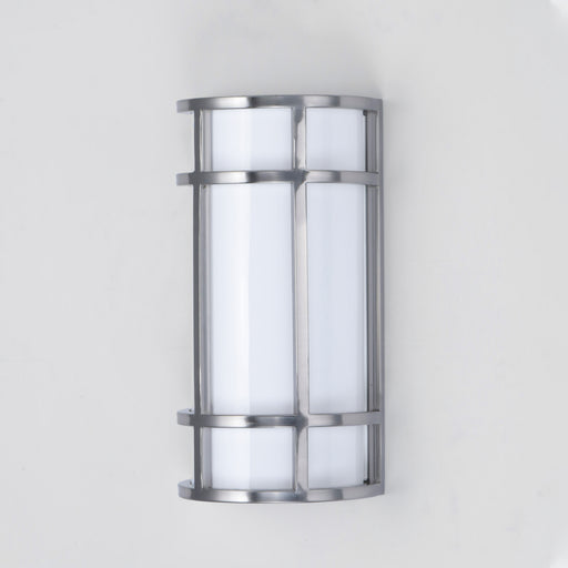 Maxim 55571WTSN Moon Ray 12" LED Outdoor Wall Sconce | Satin Nickel