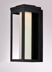 Maxim 55904SWBK Salon Outdoor LED Wall Sconce | Black