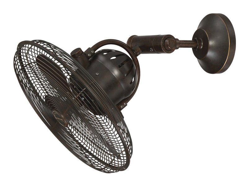 Craftmade BW414AG3 Bellows IV Indoor/Outdoor Wall Mount Fan -Aged Bronze Textured - ALCOVE LIGHTING