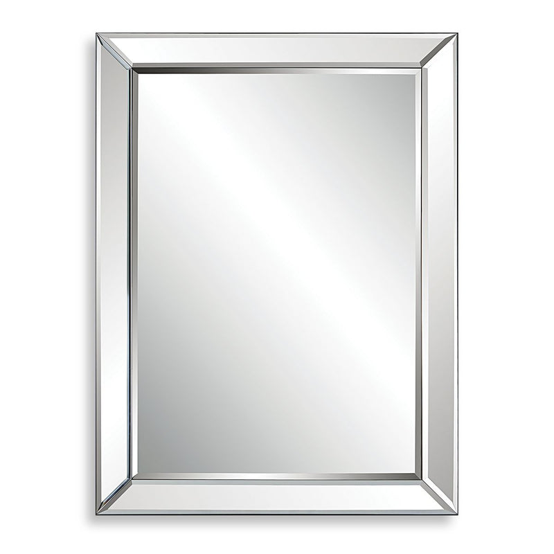 Vistella Mirror | Modern Rectangle Frameless Bathroom Vanity Mirror Mounted Vertical or Horizontal (30 in. W x 40 in. H x 1 in. D)