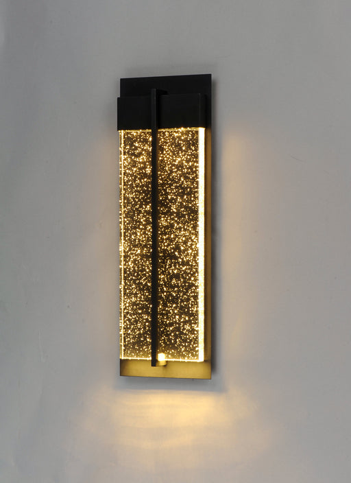Maxim 56194BGBK Cascade LED Outdoor Wall Sconce | Black