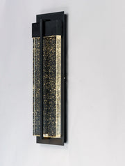 Maxim 56194BGBK Cascade LED Outdoor Wall Sconce | Black