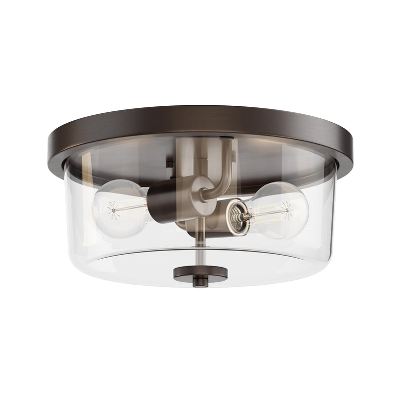 Maxim 5691CLOI Fuller 2 Light Flush Mount | Oil Rubbed Bronze