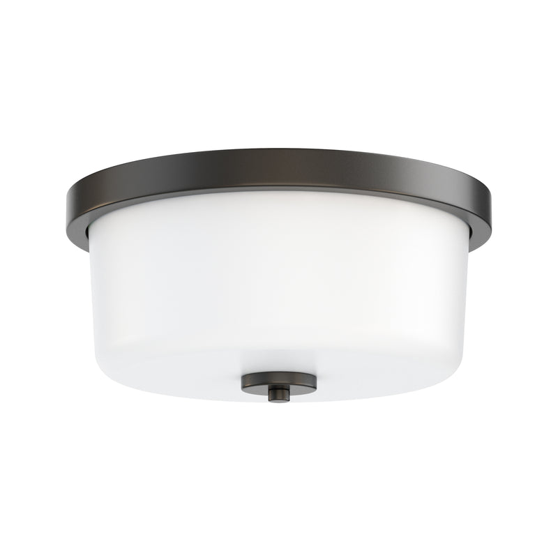 Maxim 5691WTBK Fuller 2 Light Flush Mount | Black