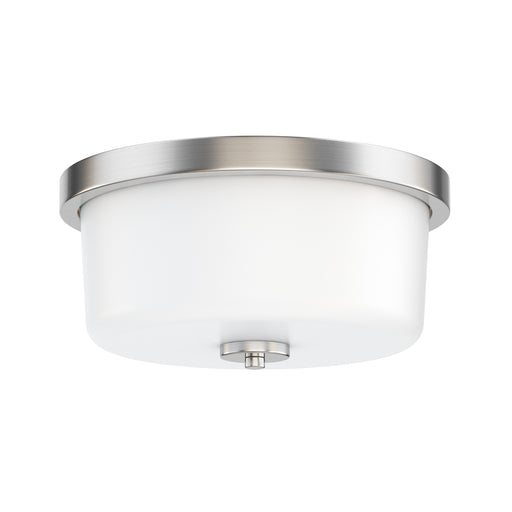 Maxim 5691WTSN Fuller 2 Light Flush Mount | Satin Nickel