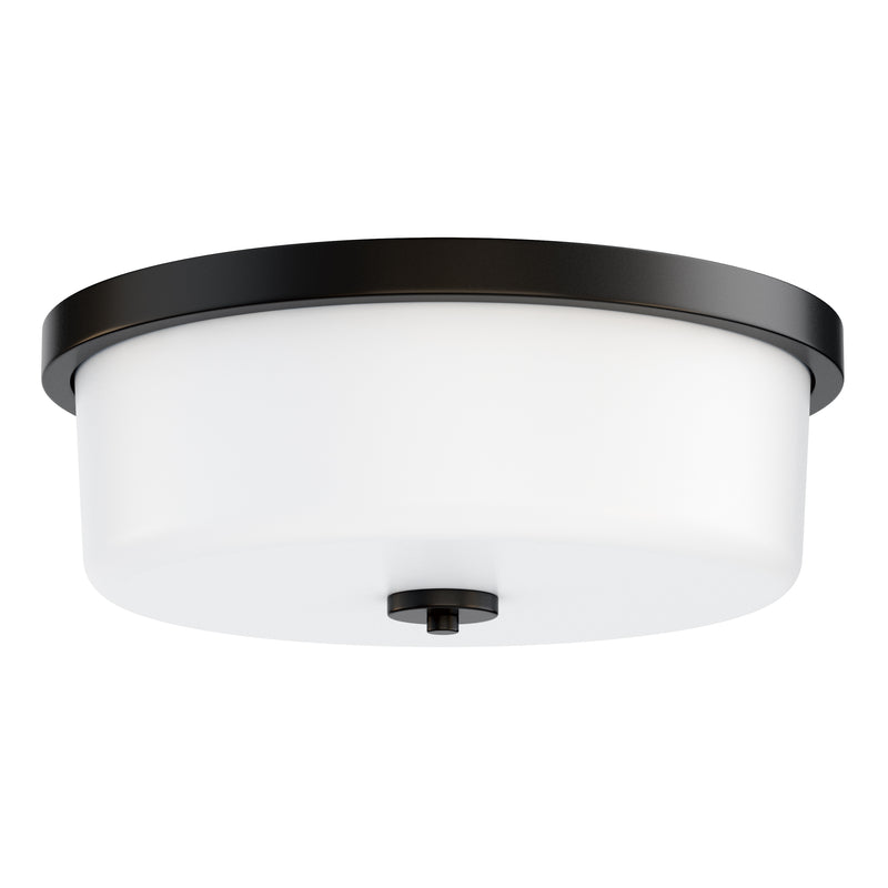 Maxim 5693WTBK Fuller 3 Light Flush Mount | Black