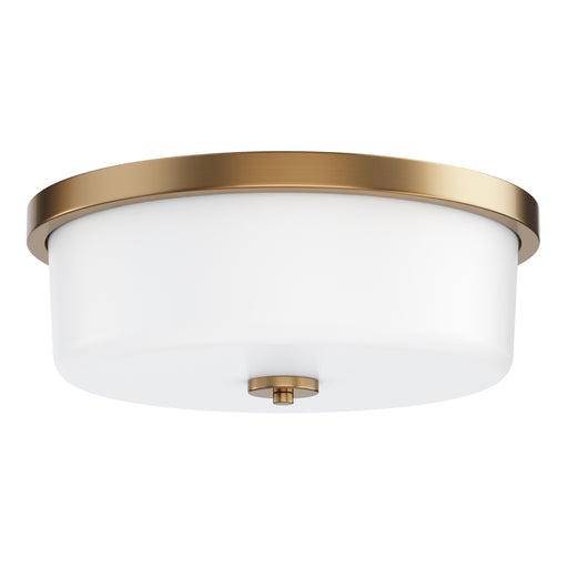 Maxim 5693WTNAB Fuller 3 Light Flush Mount | Natural Aged Brass