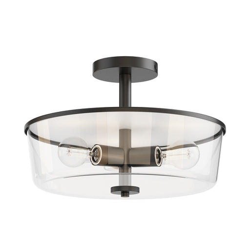 Maxim 5695CLBK Fuller 3 Light Semi Flush/Pendant Convertible | Black