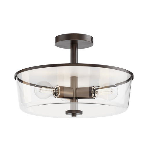 Maxim 5695CLOI Fuller 3 Light Semi Flush/Pendant Convertible | Oil Rubbed Bronze