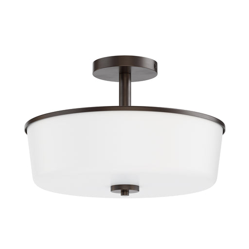 Maxim 5695WTOI Fuller 3 Light Semi Flush/Pendant Convertible | Oil Rubbed Bronze