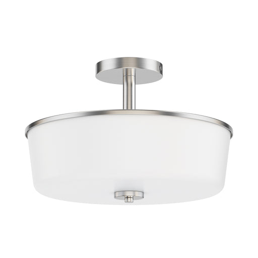 Maxim 5695WTSN Fuller 3 Light Semi Flush/Pendant Convertible | Satin Nickel