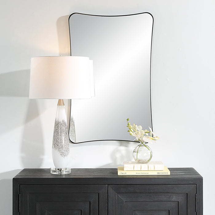 Uttermost Loudon Black Vanity Mirror