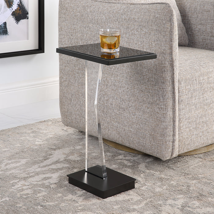 Uttermost Angle Contemporary Accent Table